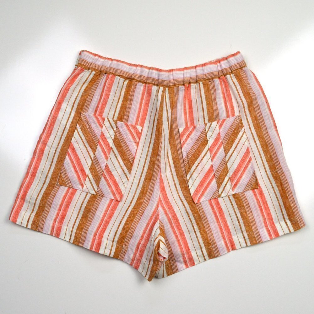 Joie Diradine Stripe Linen Shorts XS - Picture 2 of 6